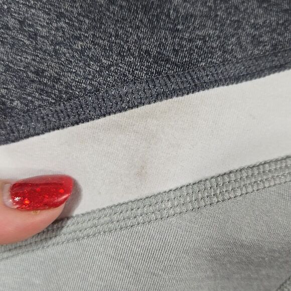 Old Navy High-Waisted Elevate Color-Block Gray Compression Leggings Women - Picture 10 of 15